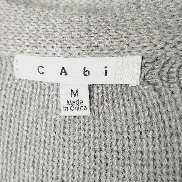 Cabi Prairie Long Duster Cardigan Sweater Fringe Boho Fringe Western 974 Medium - Picture 4 of 11